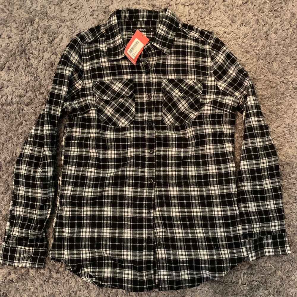 New flannel from Boohoo. Tags still on